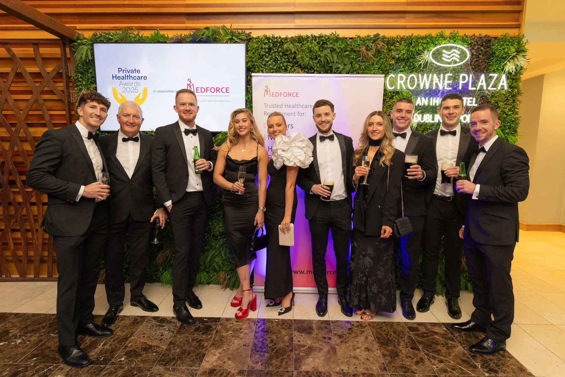 The Excape Studios team at the Irish Healthcare Excellence Awards 2025