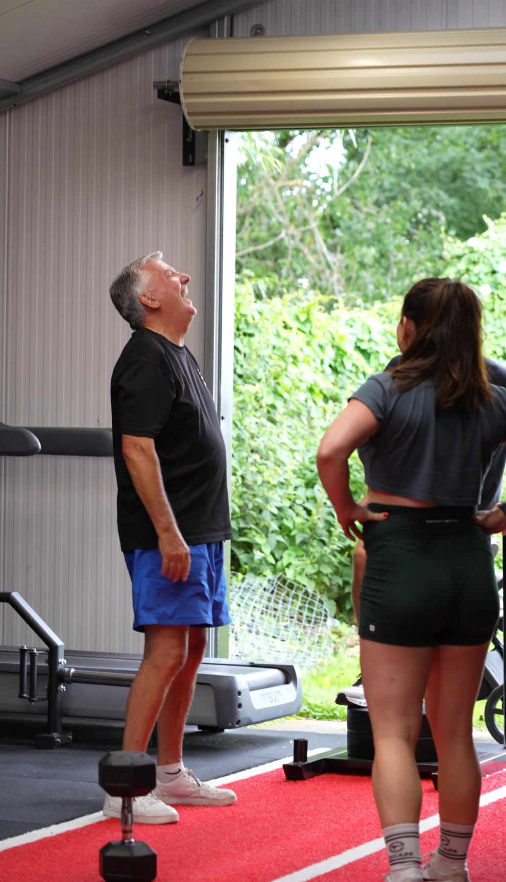 Excape members training together outdoors